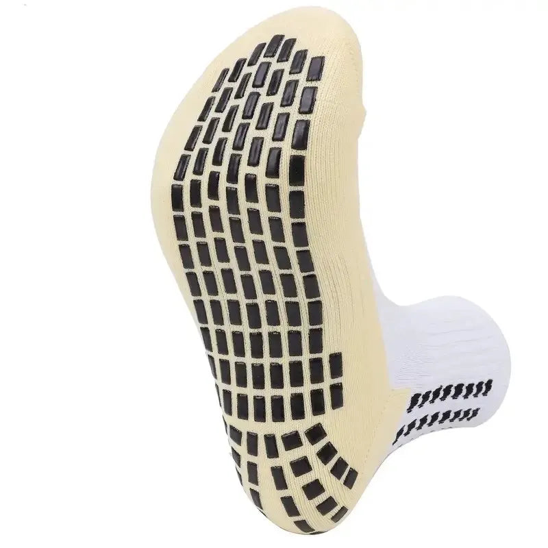 Men's Grip Soccer Socks & Shin Guards Set